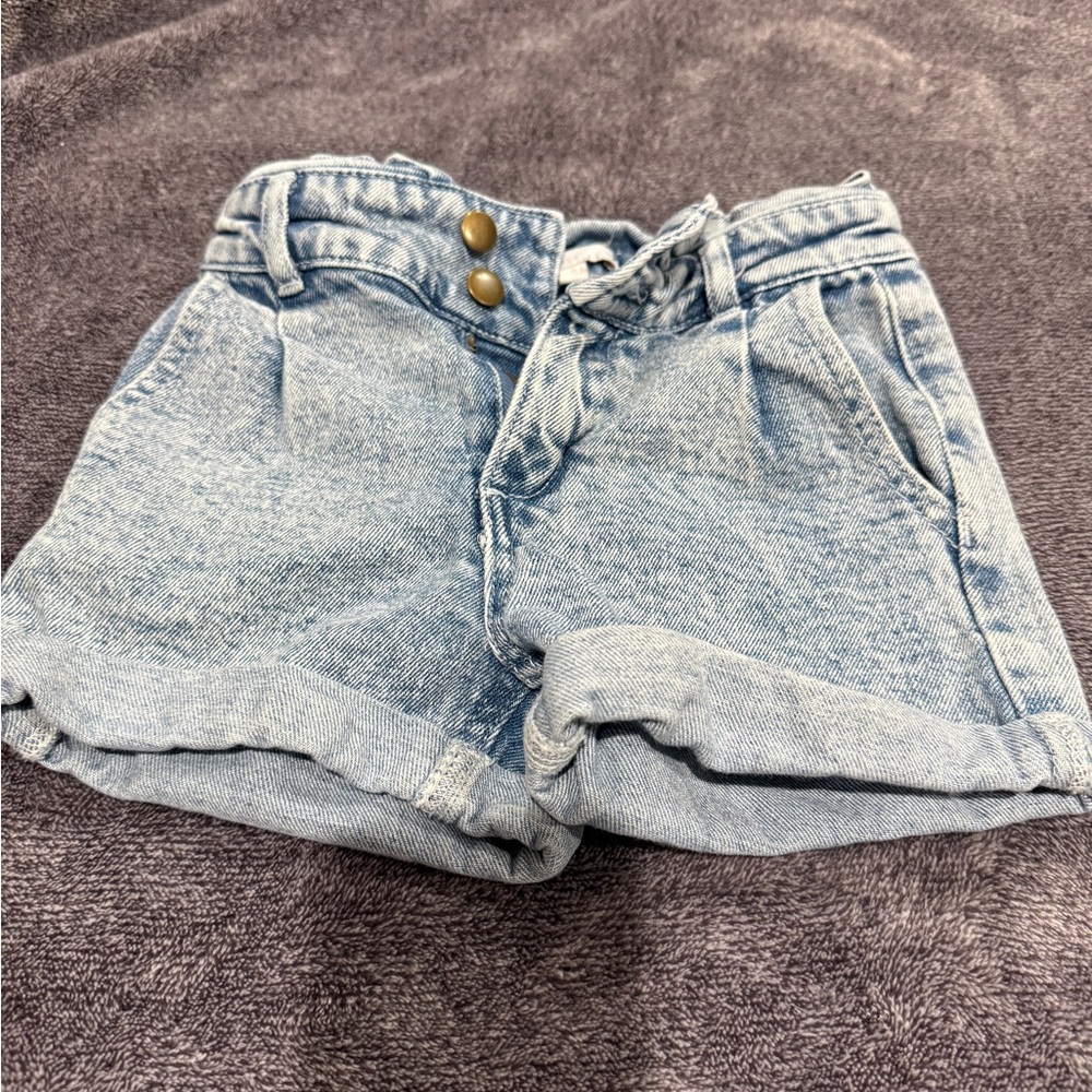 Chor Kids Light Blue Denim Shorts